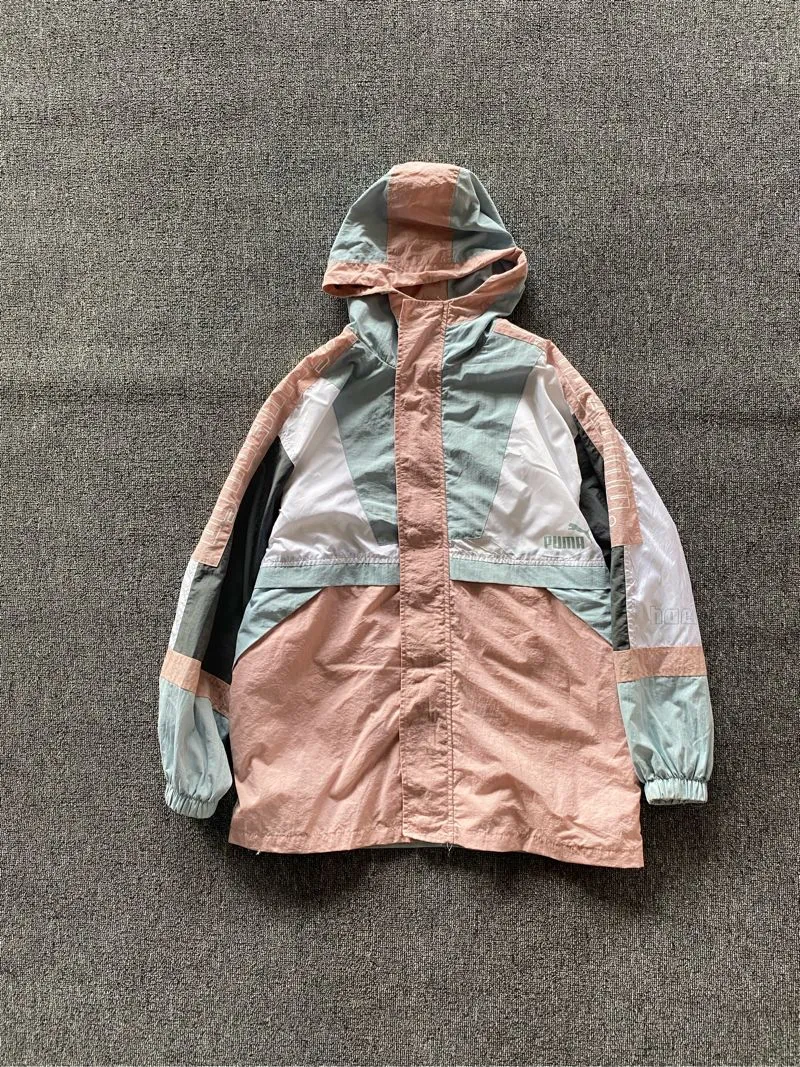 PUMA COLOR BLOCK JACKET HOODED NYLON photo 1
