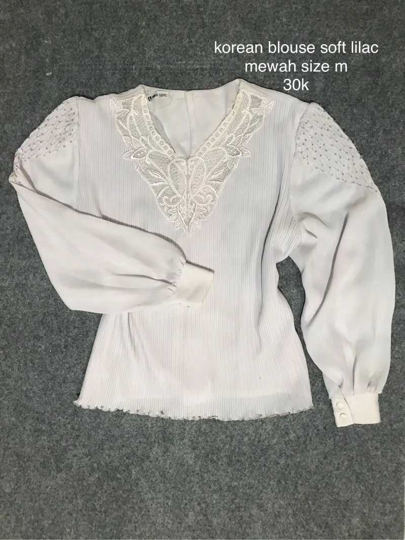 blouse baby lilac mewah photo 1
