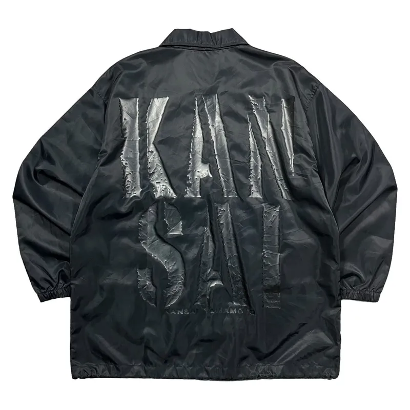 Kansai Yamamoto Vintage Streetwear Windbreaker Pria black photo 1