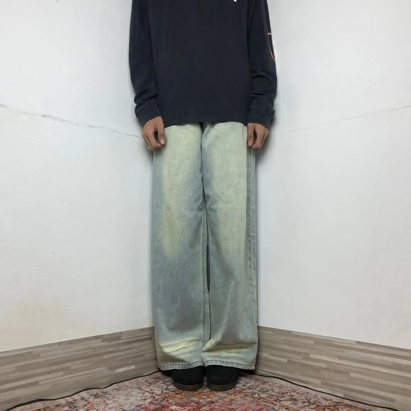REAL RETRO JEANS LIGHT BLUE BAGGY FIT photo 1