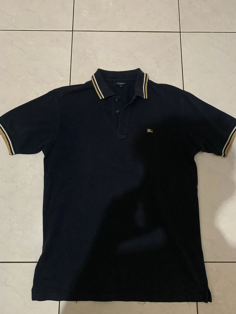 Burberry Casual Polo shirt Pria black photo 1