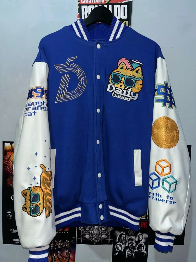 Daily Based Varsity Blue-Naughty Orange Cat photo 1