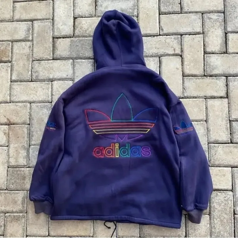 ADIDAS DESCENTE BACK BOAR RAINBOW ZIP HOODIE Preloved - Main Image