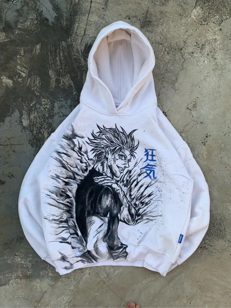 hoodie boxx costum handpainted  photo 1