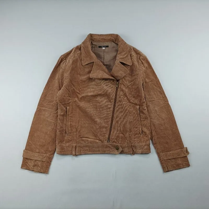 Three Up corduroy biker size M wanita H128 photo 1