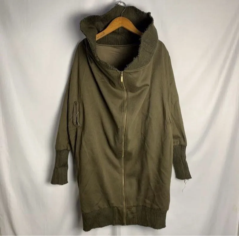 Patterntorso Antiqua Zip Sweater Coat Jacket Size L photo 1