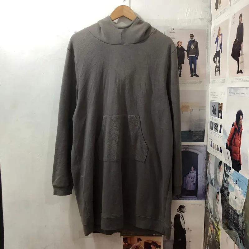 Vintage Casual Hoody Wanita gray photo 1
