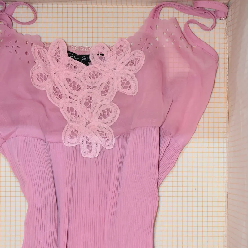 Lolita Coquette Cami top Wanita pink photo 1