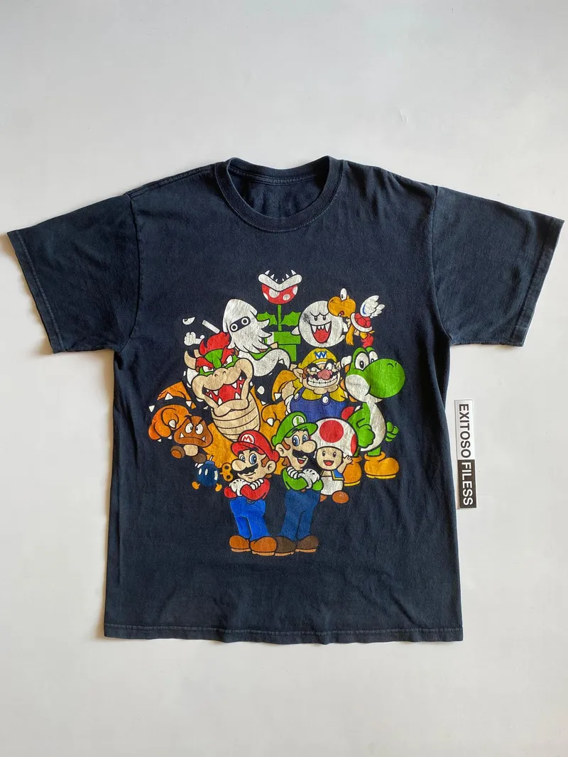 Vintage Y2K T-shirt Pria black photo 1