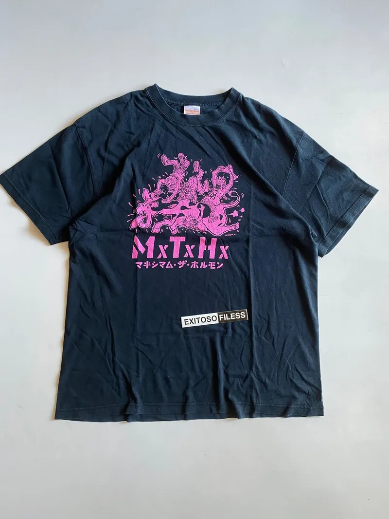 Vintage Y2K T-shirt Pria black photo 1