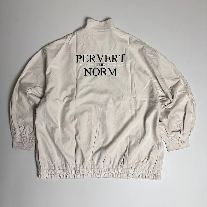 Minimalist Casual Track jacket Pria white photo 1