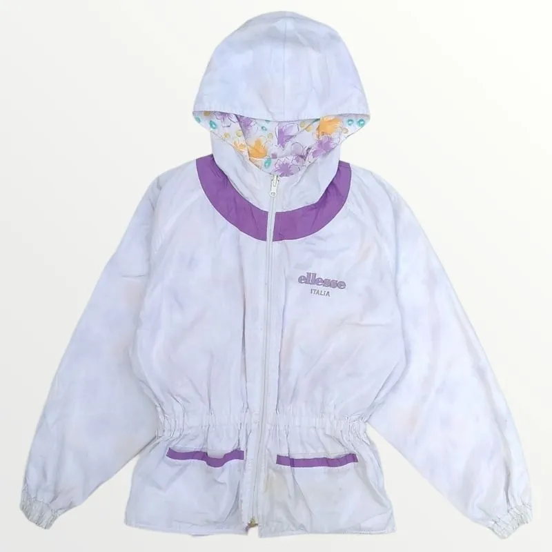 Vintage ellesse 80s floral fullprint revesible jacket photo 1