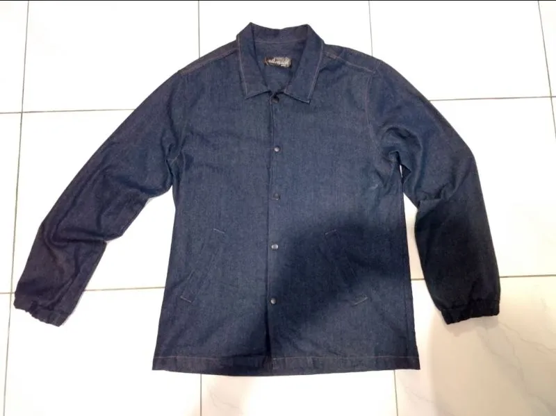 Blue Indigo Denim Jacket with Red Line Selvedge photo 1