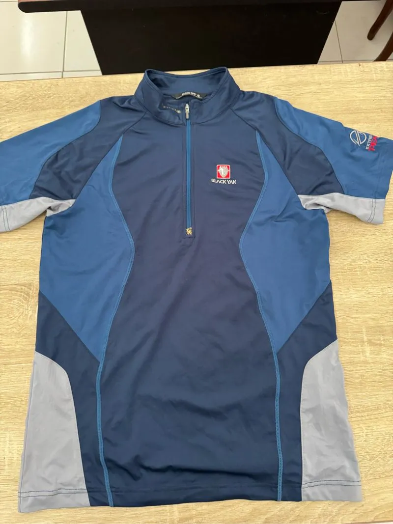 Kaos BlackYak Baselayer Kaos Outdoor Blue Grey Trekking Kaos photo 1