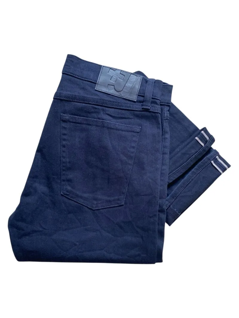 Uniqlo Minimalist Jeans Pria navy photo 1