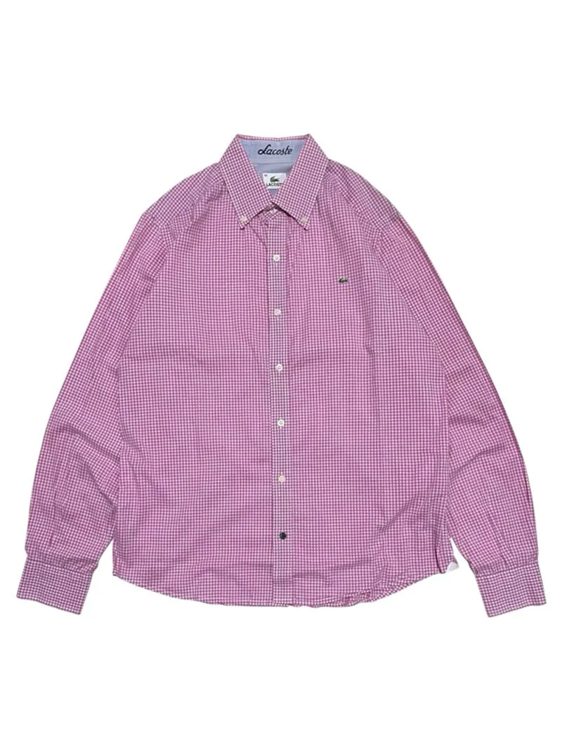 KEMEJA LACOSTE GINGHAM SHIRT photo 1