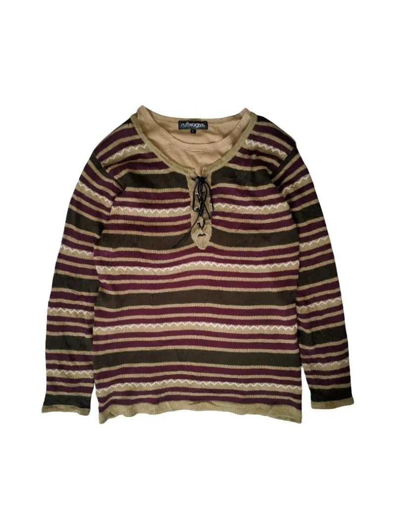 Sweater Rajut 2in 1 By Ruftwo/gear* Casual Wear Design photo 1