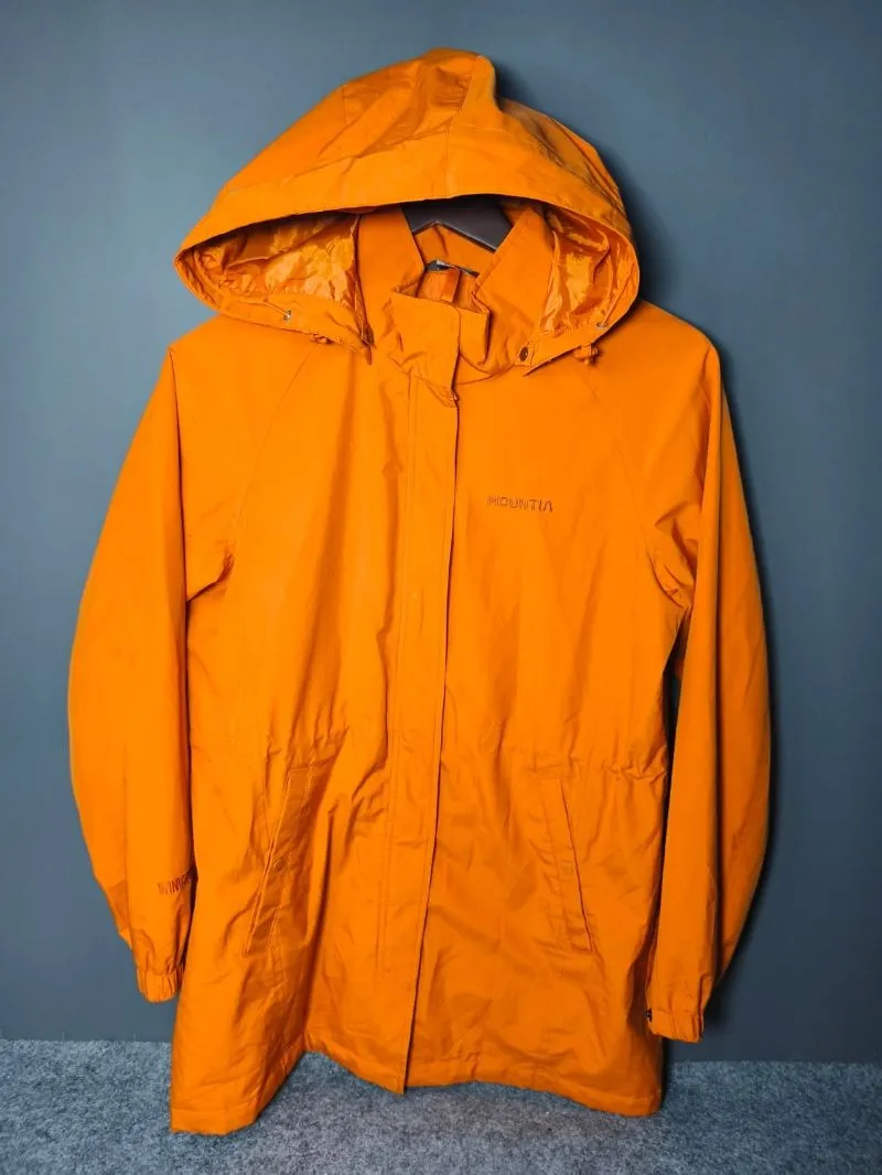 Jaket Gunung Outdoor Mountia Waterproof Orange Wanita  photo 1