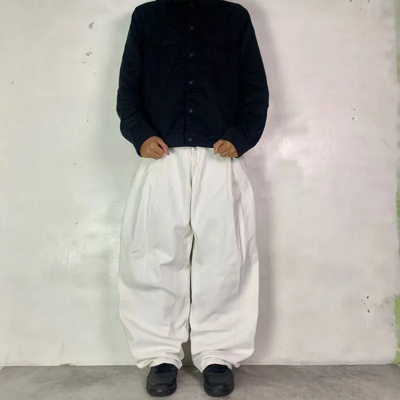 baggy jeans white baggy fit photo 1