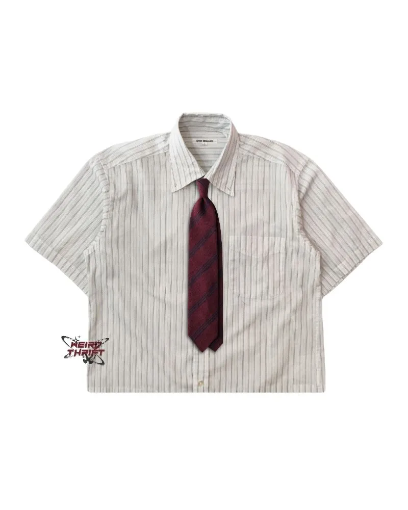 Kemeja Boxy Y2K Skena Streetwear photo 1