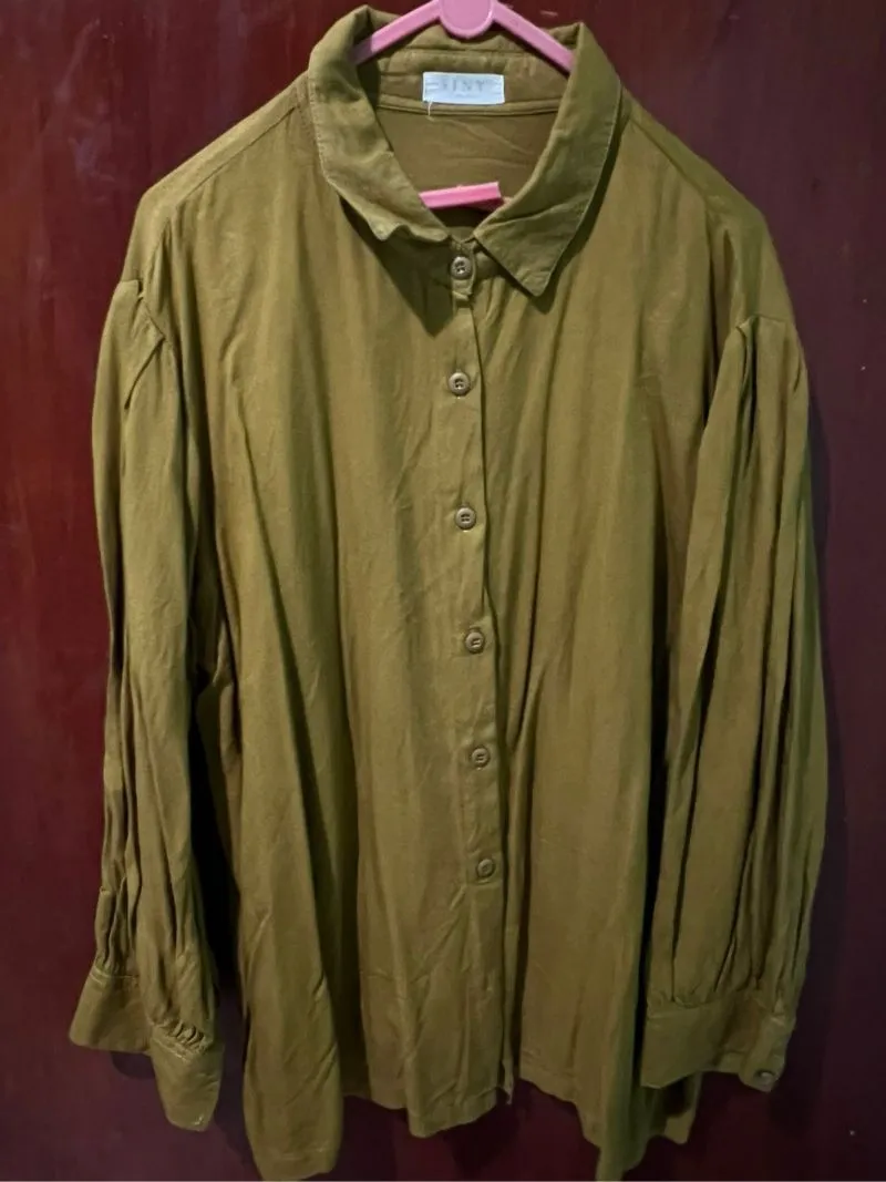 kemeja kuning mustrad photo 1