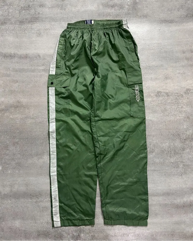 Stussy Streetwear Tracksuit Pria green white photo 1