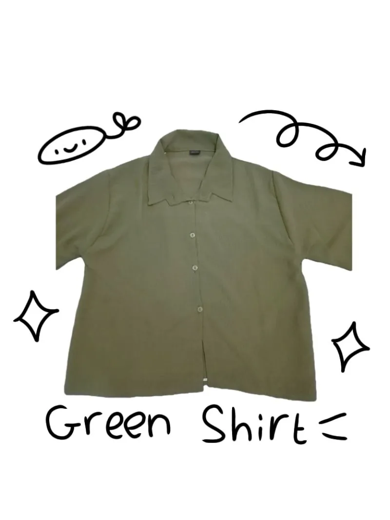 green shirts crinkle photo 1