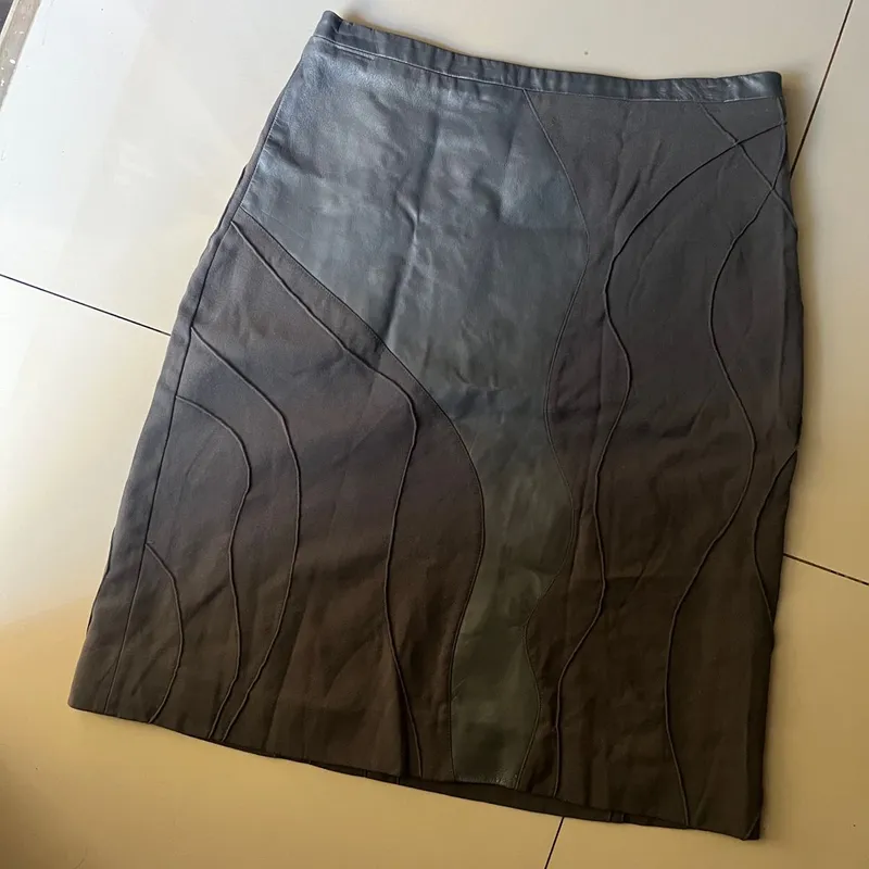 Versace Avant Garde Skirt Wanita gray photo 1
