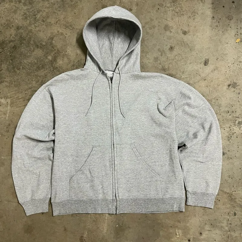 Vintage Gray zipup hoodie photo 1