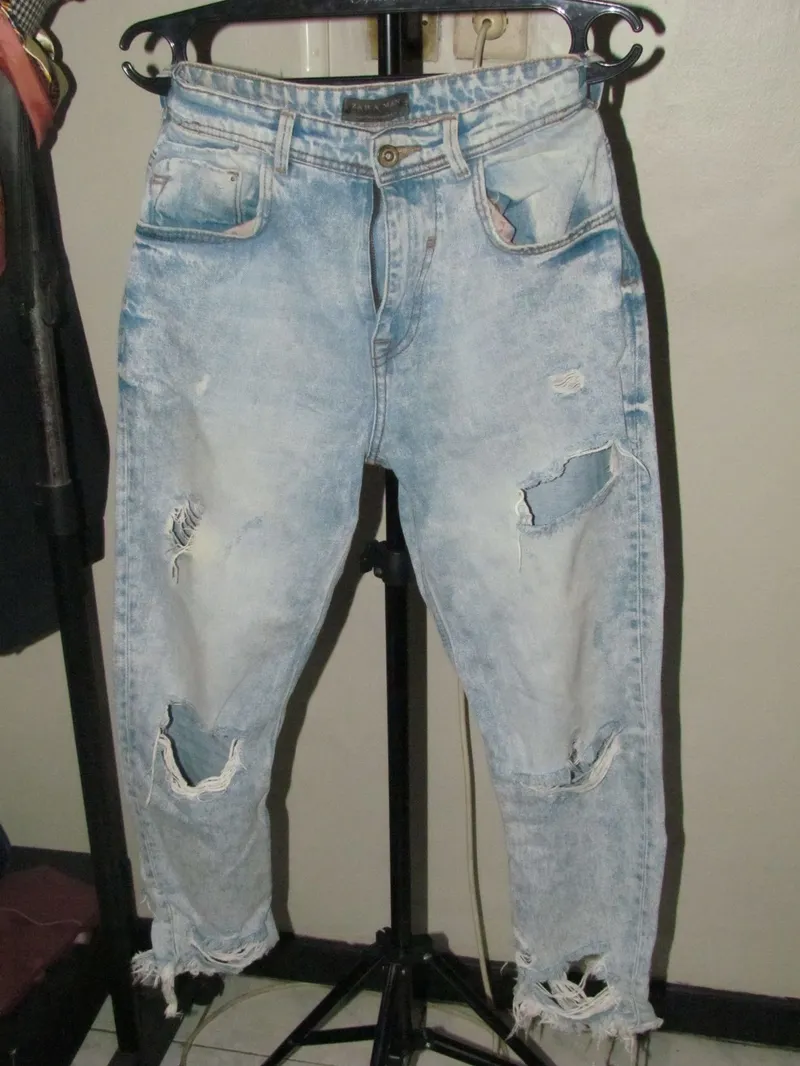 ZARA Casual Jeans Pria blue photo 1
