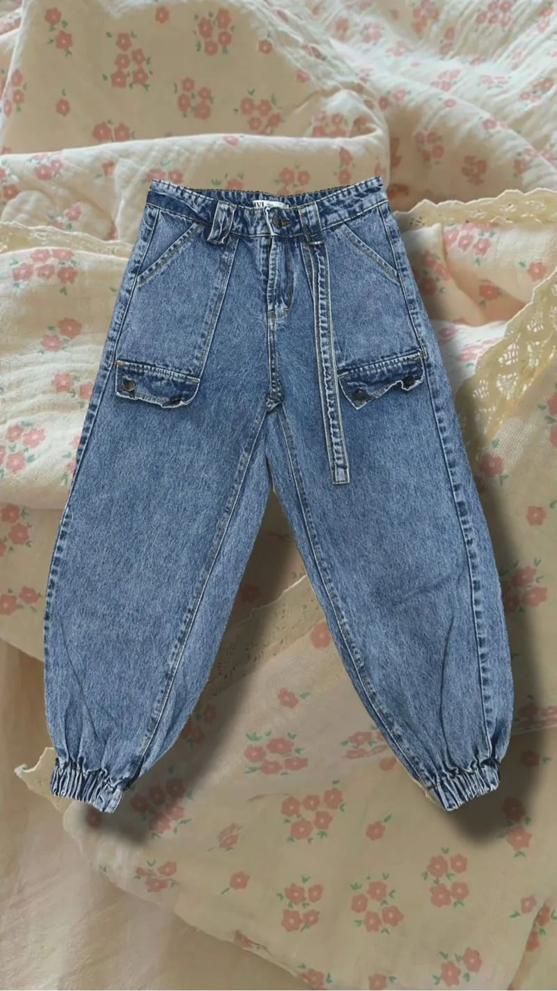 baggy cargo jogger denim jeans photo 1