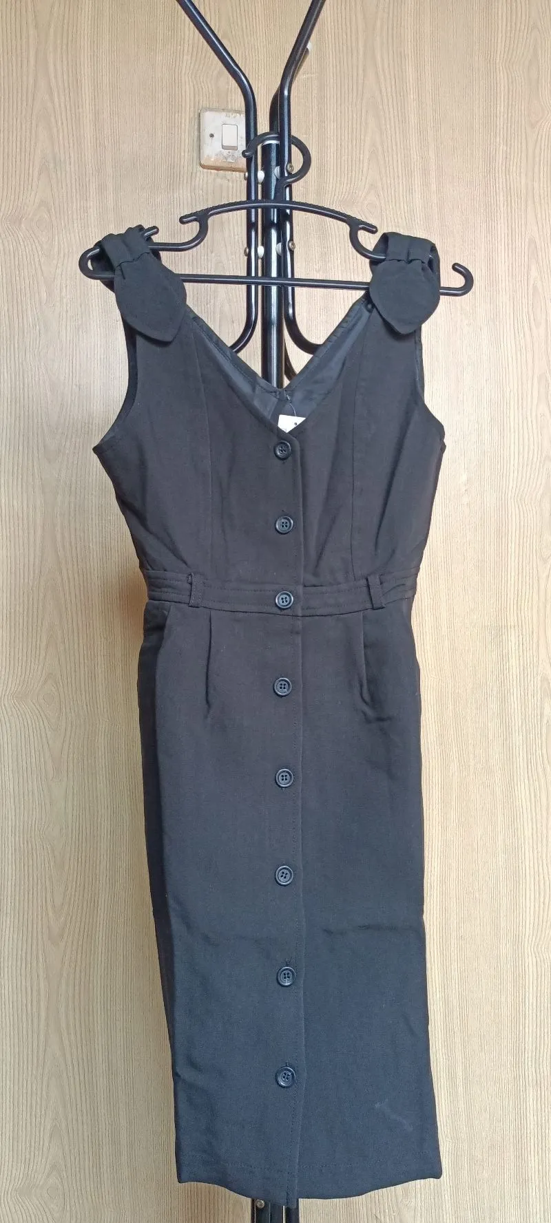 Mini dress Hitam Tebal Baju Pesta Preloved photo 1