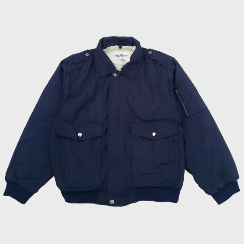 Vtg trucker casual jacket desk winter by jichodo photo 1