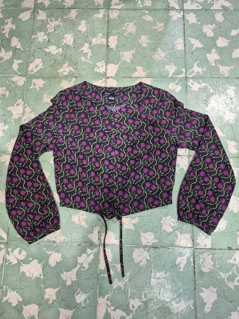 Crop Top Disney Villains Flower Wanita(M) photo 1
