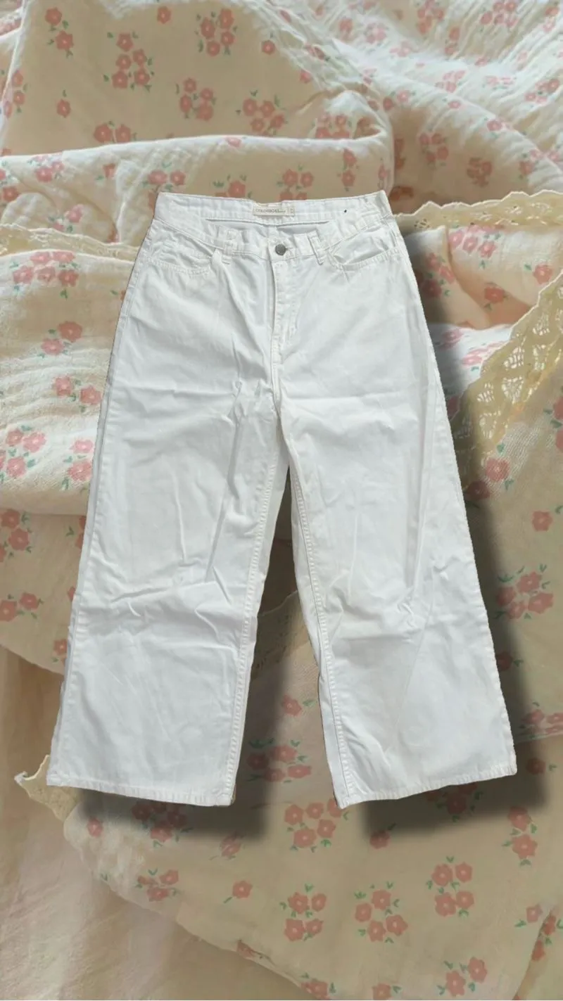 colorbox white mom jeans photo 1