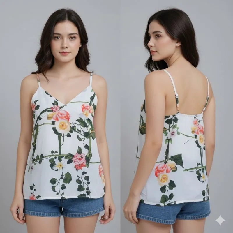 Baju mini dress floral photo 1