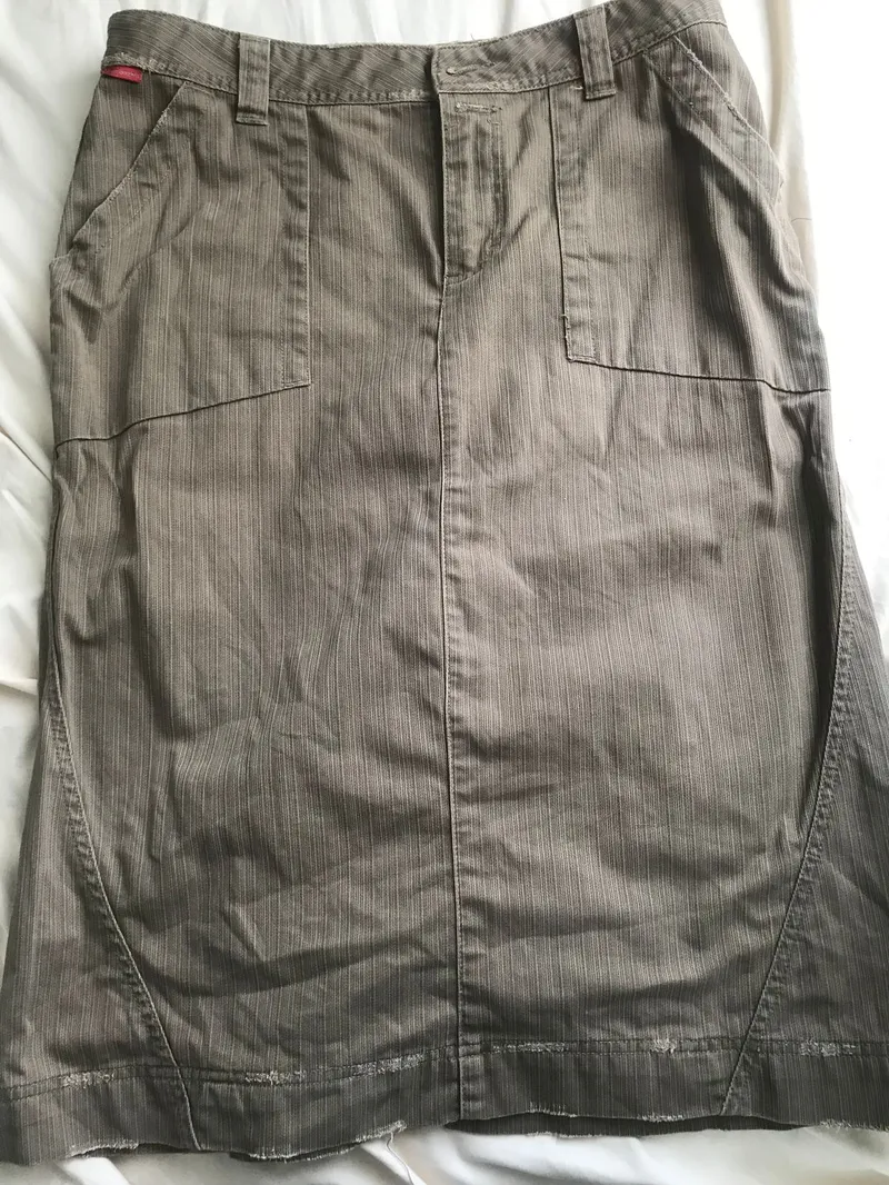 Lee Cooper Streetwear Casual Skirt Wanita tan khaki photo 1
