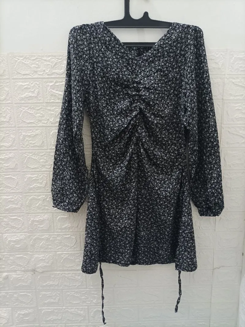 Mini Dress Floral “Midnight Bloom” photo 1