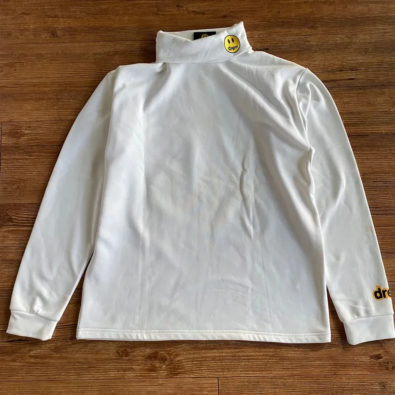 Streetwear Luxury Casual shirt Pria white photo 1