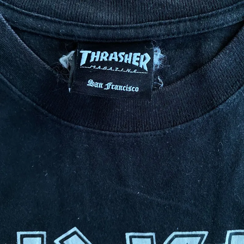 Thrasher Streetwear Skater T-shirt Pria black