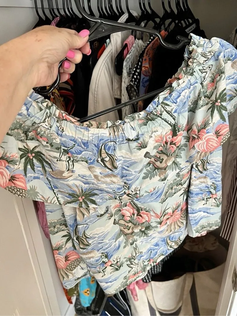 Mango Off Shoulder Sabrina Wanita Preloved photo 1