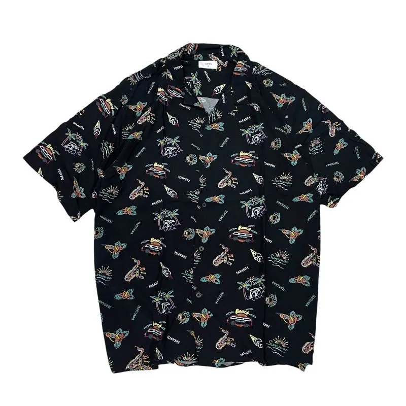 Topten Rayon Graphic Printed Summer Shirt  photo 1