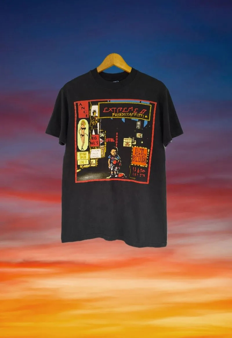 Hanes Vintage Indie T-shirt Pria black photo 1