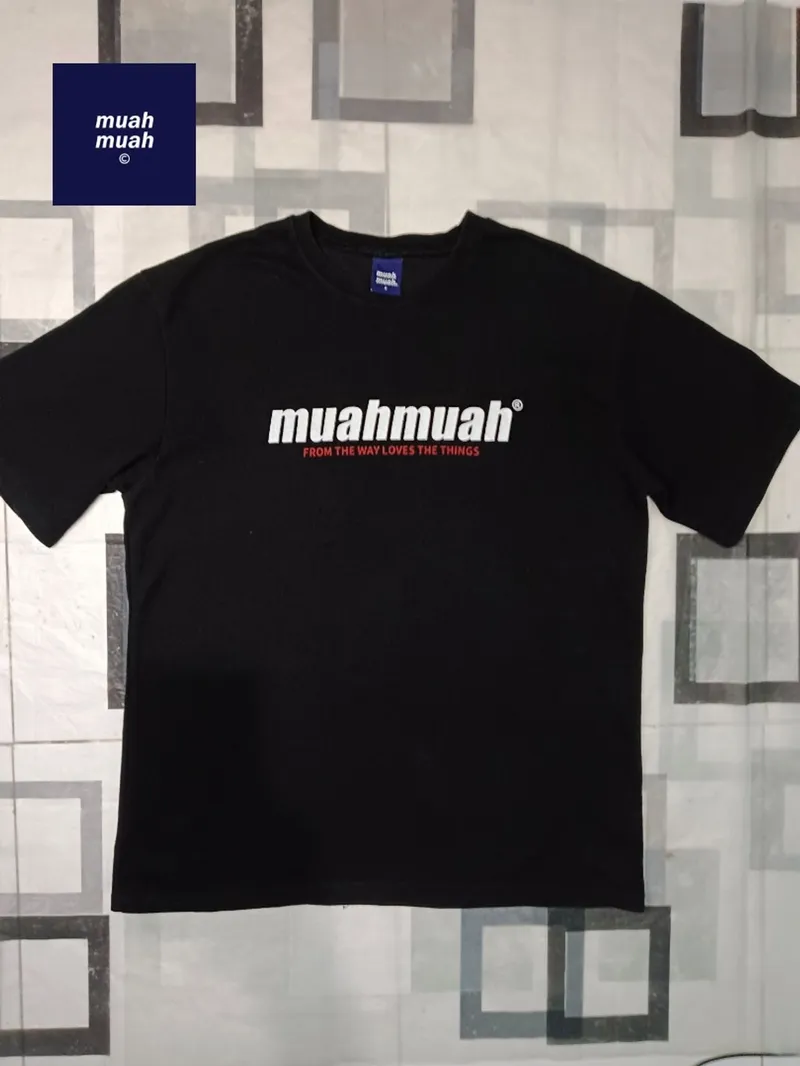 Streetwear Luxury T-shirt Pria black photo 1