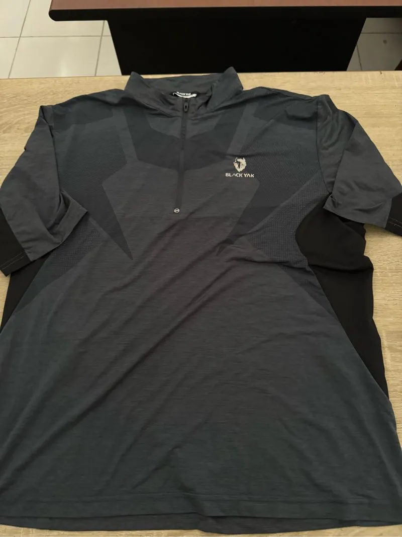Kaos Black Yak Baselayer Kaos Outdoor Charcoal Trekking Kaos photo 1