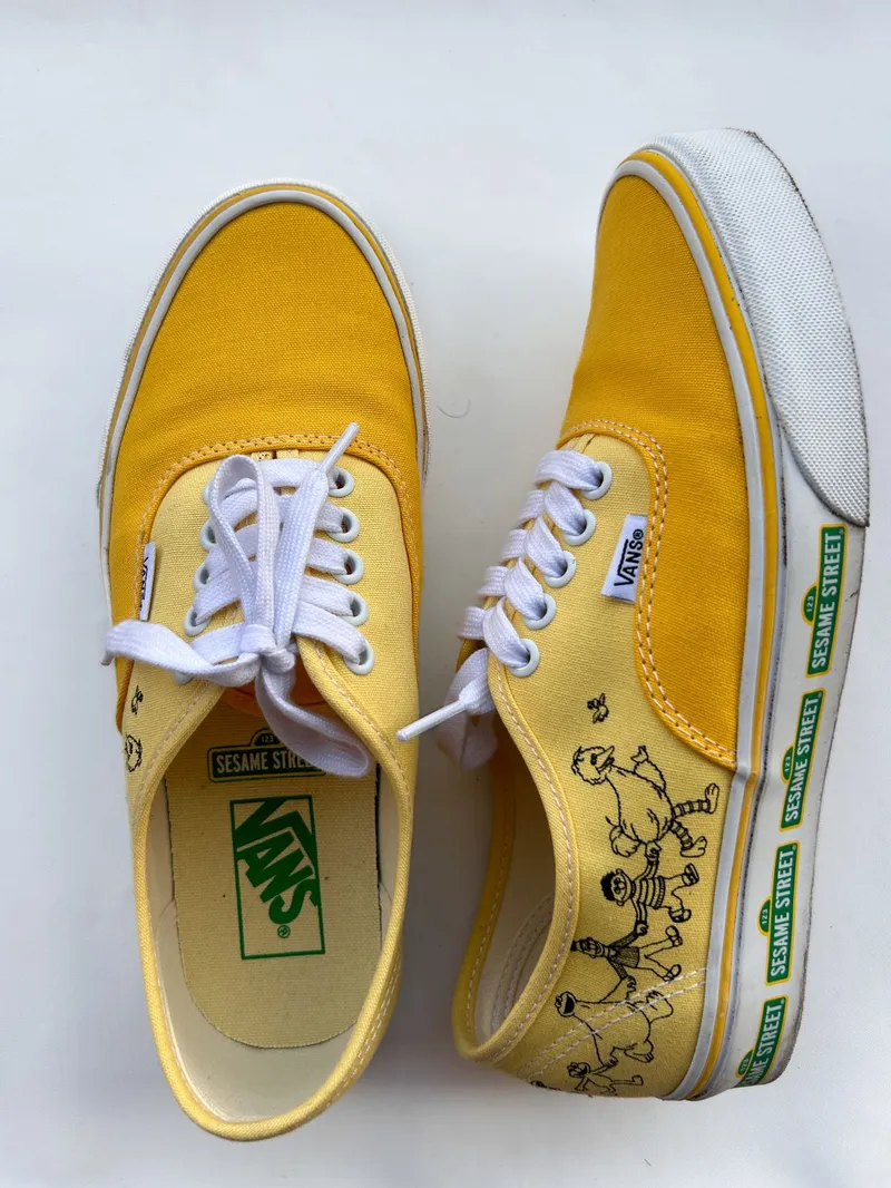 VANS Casual Sneakers Wanita orange yellow Preloved