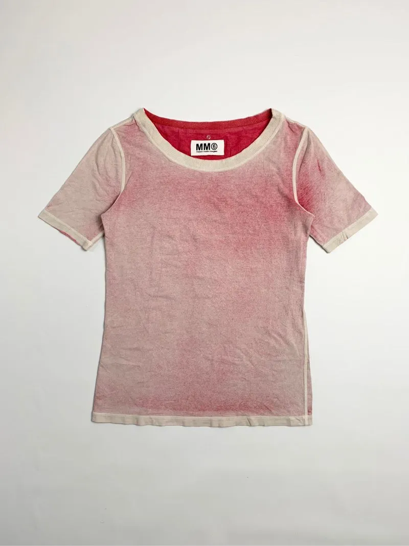 Y2k Maison Martin Margiela Tee With Iconic Gradient  photo 1