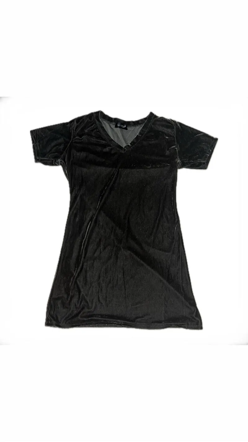 MY TOP Velvet Glitter Dress  photo 1