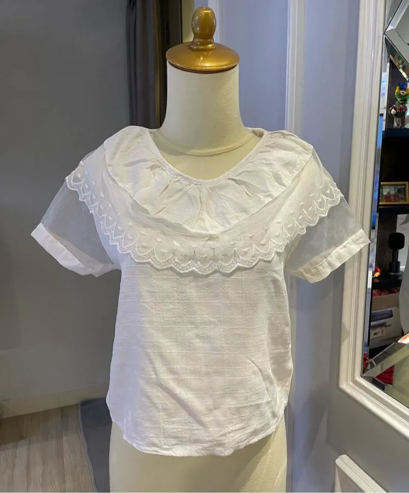 Blouse white photo 1