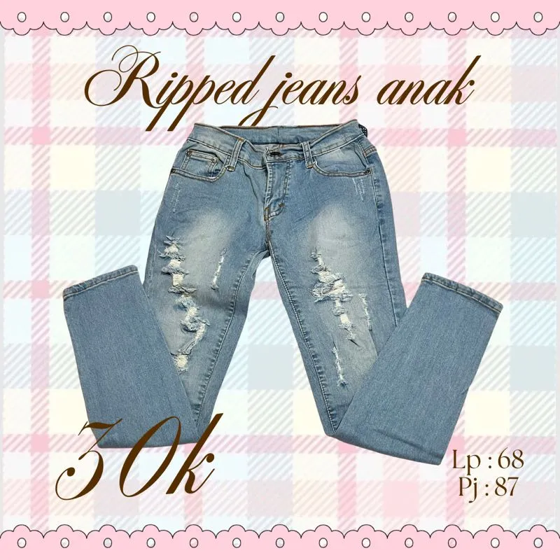 ripped jeans anak photo 1